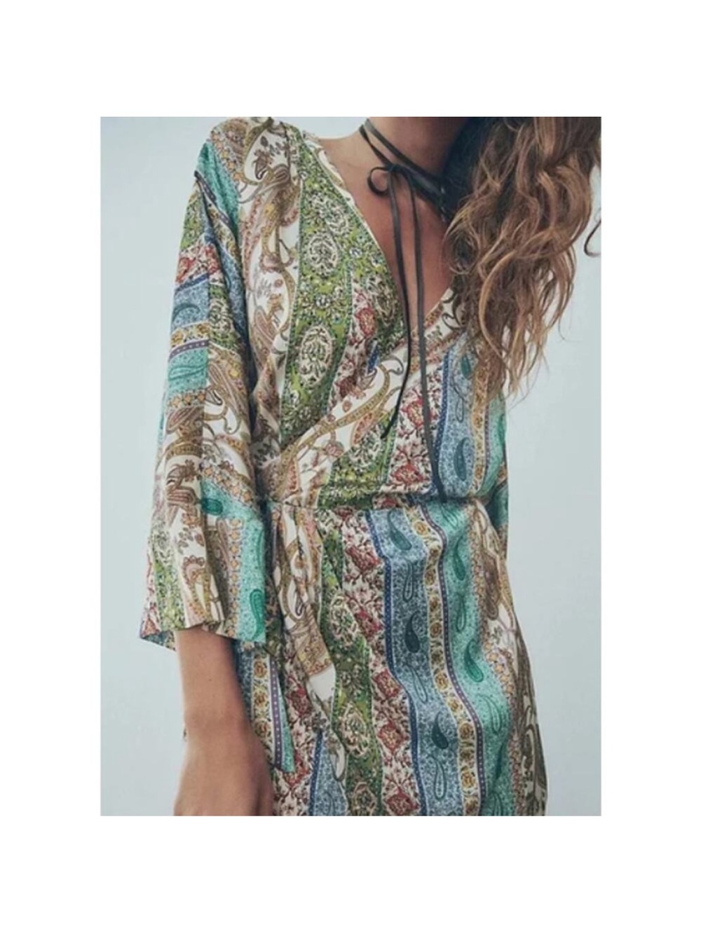 Scarved patterned textile